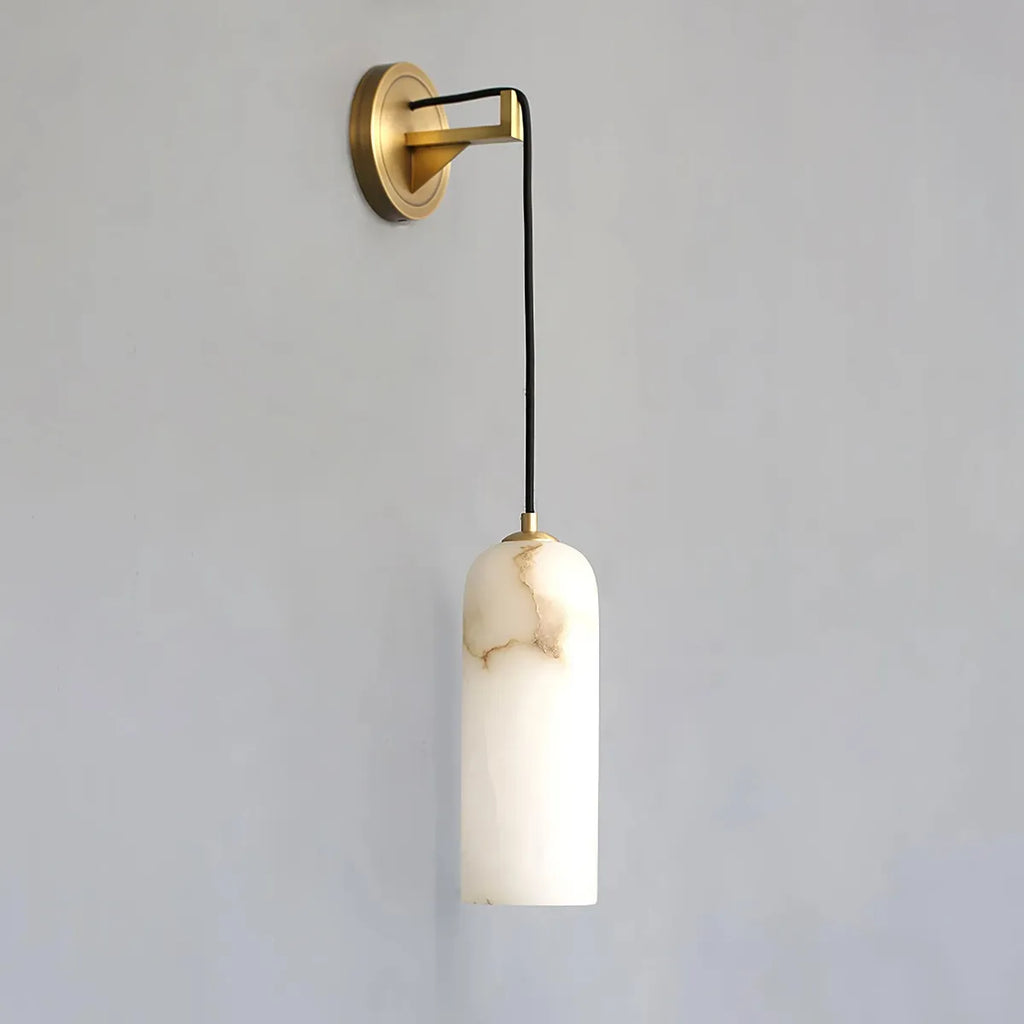 Monty Alabaster Wall Lamp | Architectural Wall Fixture for Refined Spaces