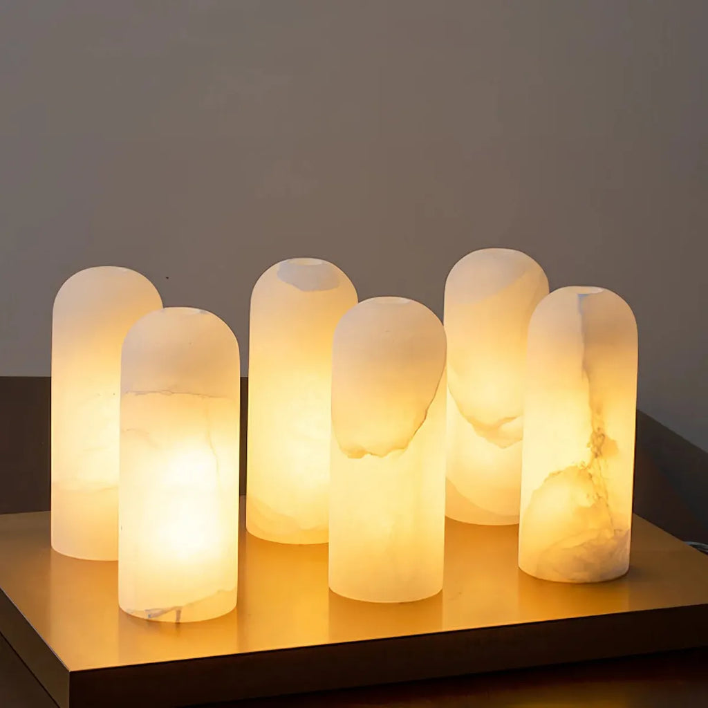 Monty Alabaster Wall Lamp | Architectural Wall Fixture for Refined Spaces - View 8