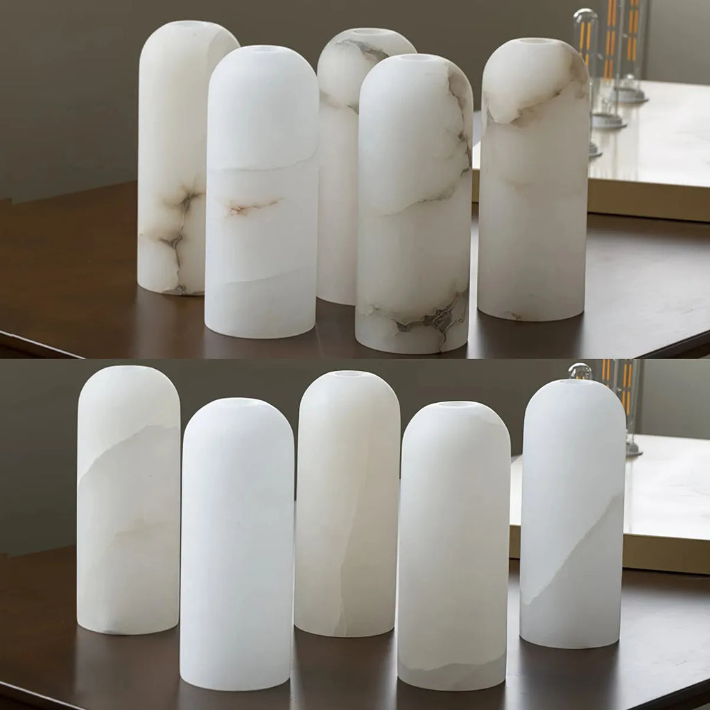 Monty Alabaster Wall Lamp | Architectural Wall Fixture for Refined Spaces - View 9