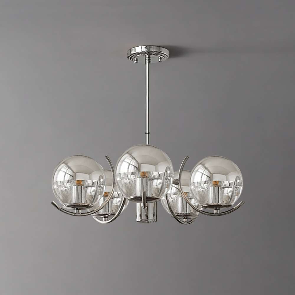 clear glass chandelier lighting
