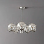 clear glass chandelier lighting