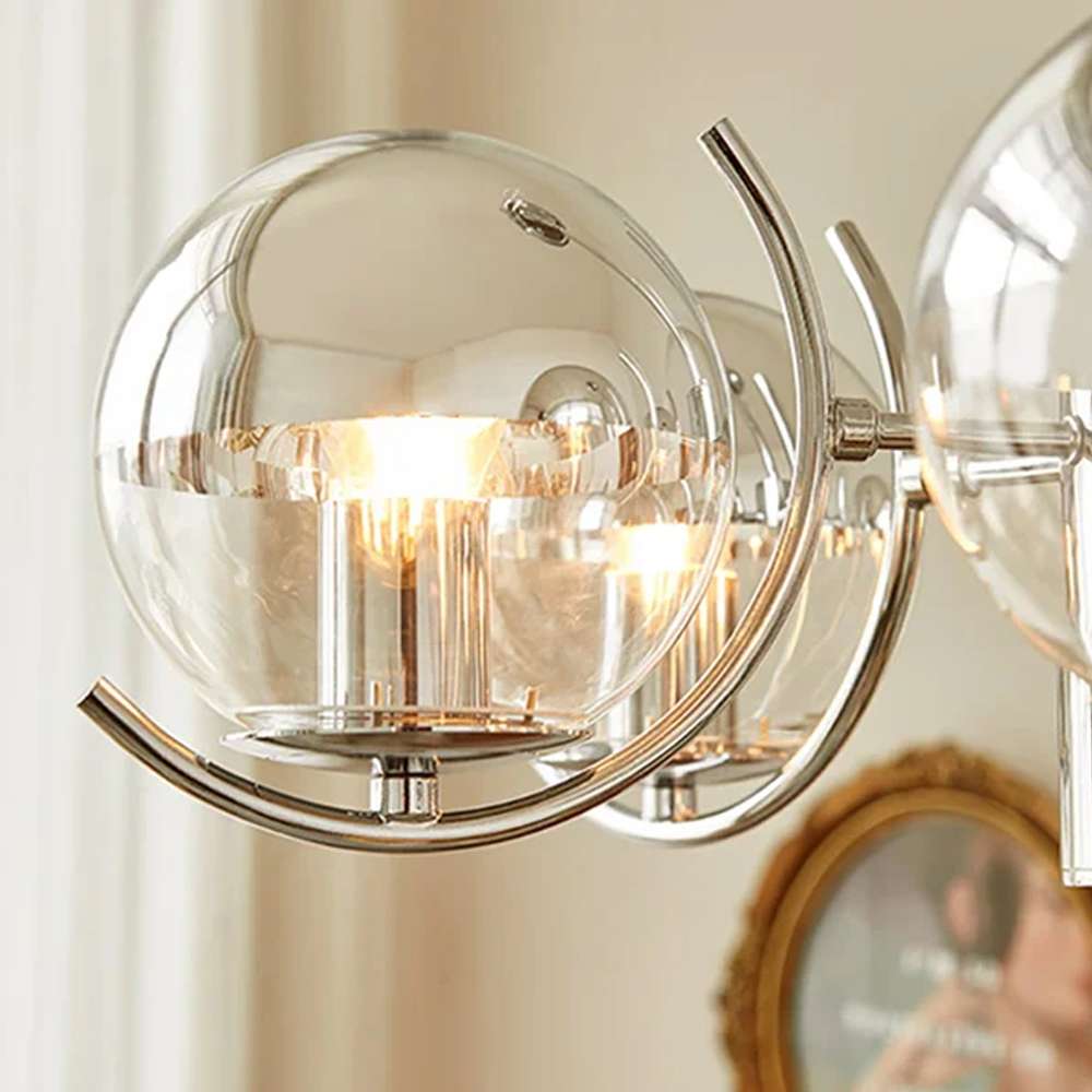 elegant glass chandelier