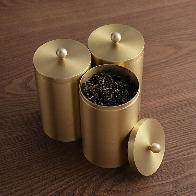 sleek tea storage container