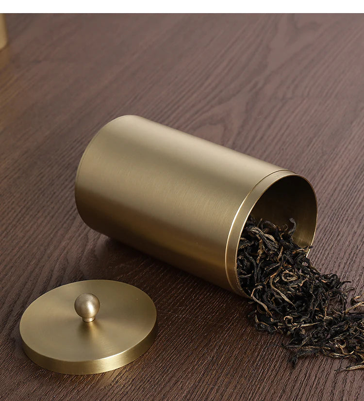 all brass storage container