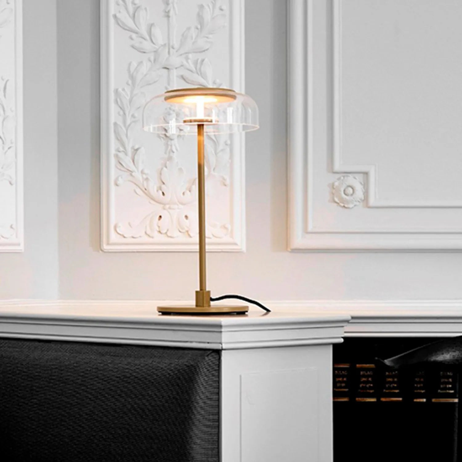 clear glass modern lamp