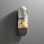 sconce with alabaster shade