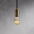ohlson brass swag pendant