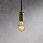 ohlson brass swag pendant