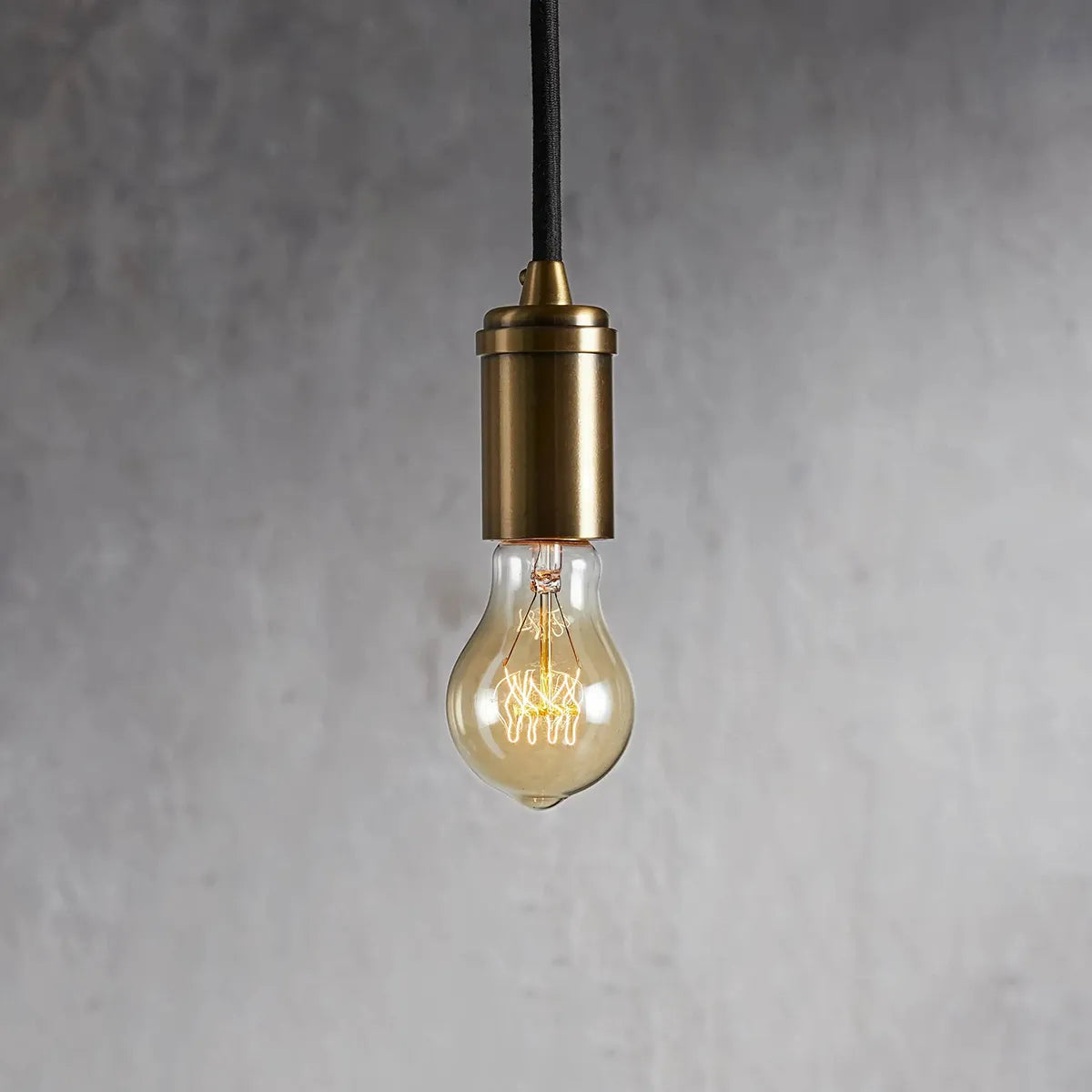 ohlson brass swag pendant