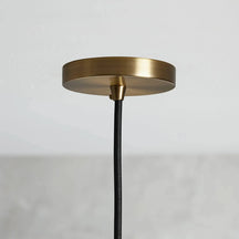 ohlson brass swag pendant