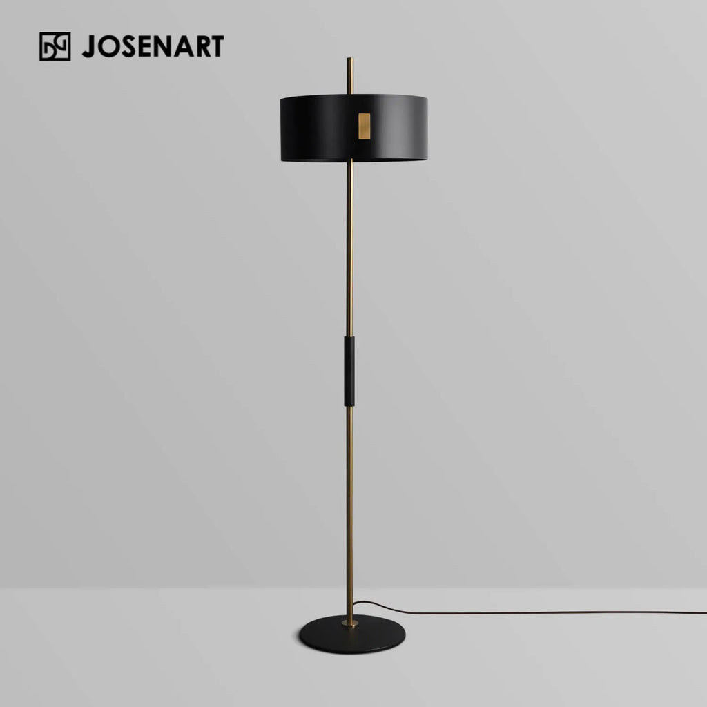 black floor lamp