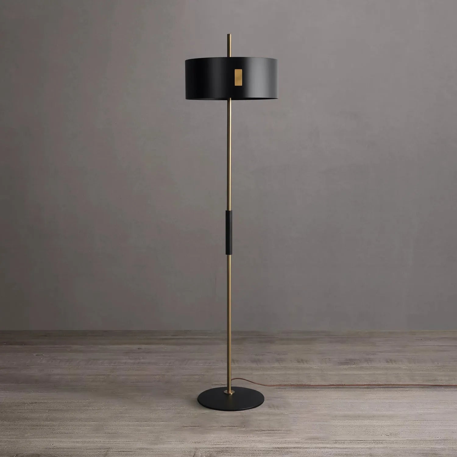 metal floor lamp