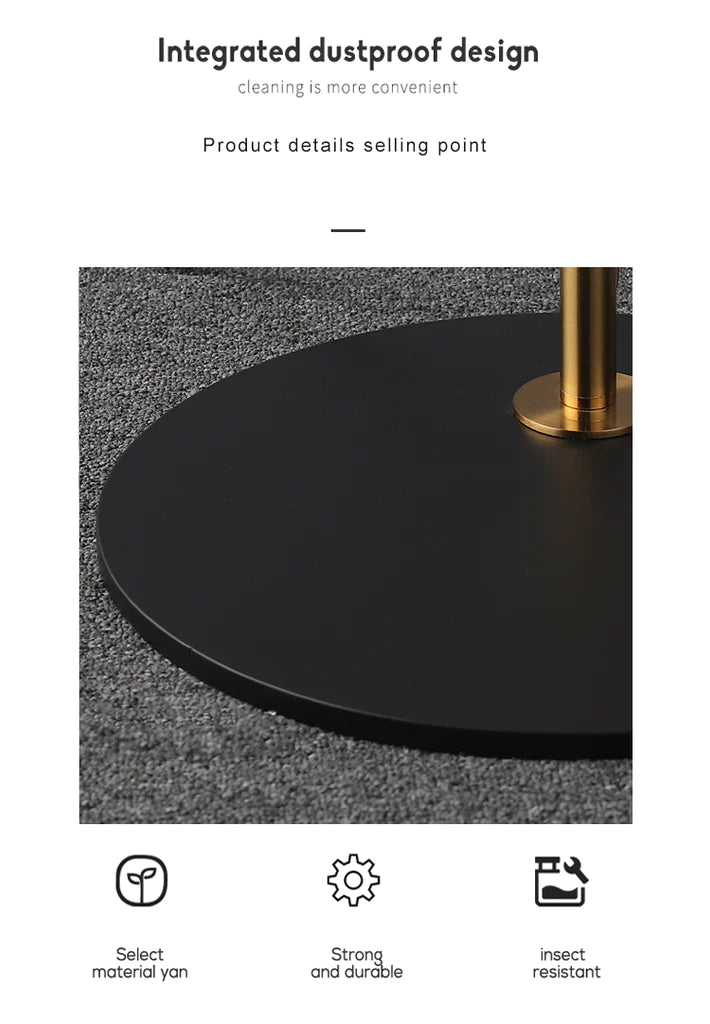 black metal floor lamp
