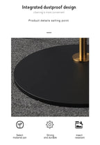 black metal floor lamp