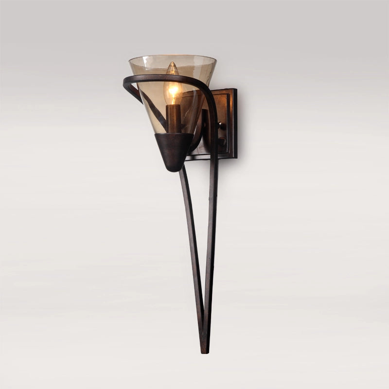 black olympia wall sconce