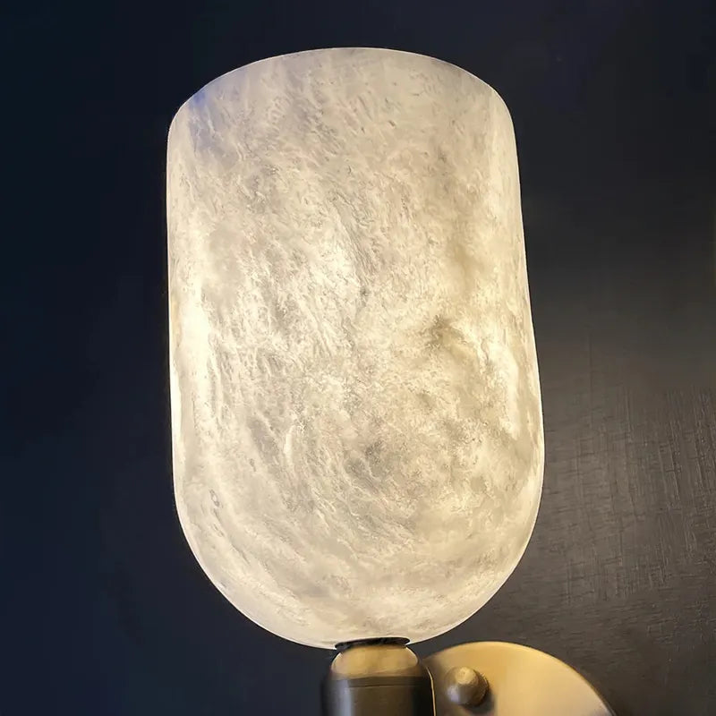 Omo Alabaster Wall Lamp | Minimalist Wall Lighting for Contemporary Interiors - View 4