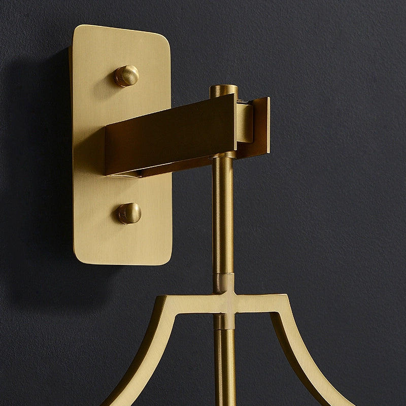 pentagon glass sconces