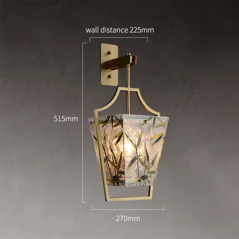 1-light glass sconces