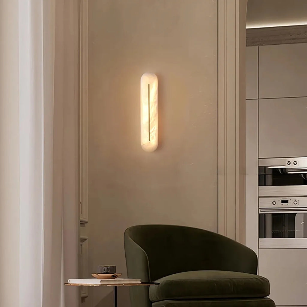 Orbison Alabaster Wall Lamp – Modern Decorative Lighting for Staircase - View 4