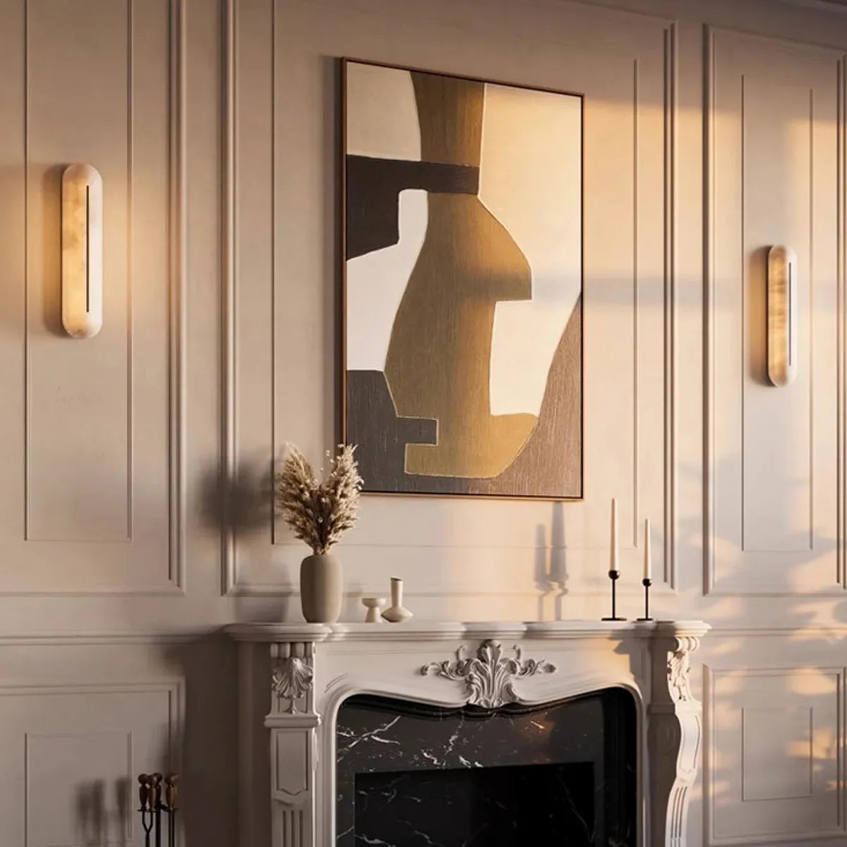 Orbison Alabaster Wall Lamp – Modern Decorative Lighting for Staircase - View 6