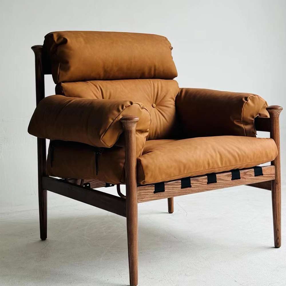 leather arm chair