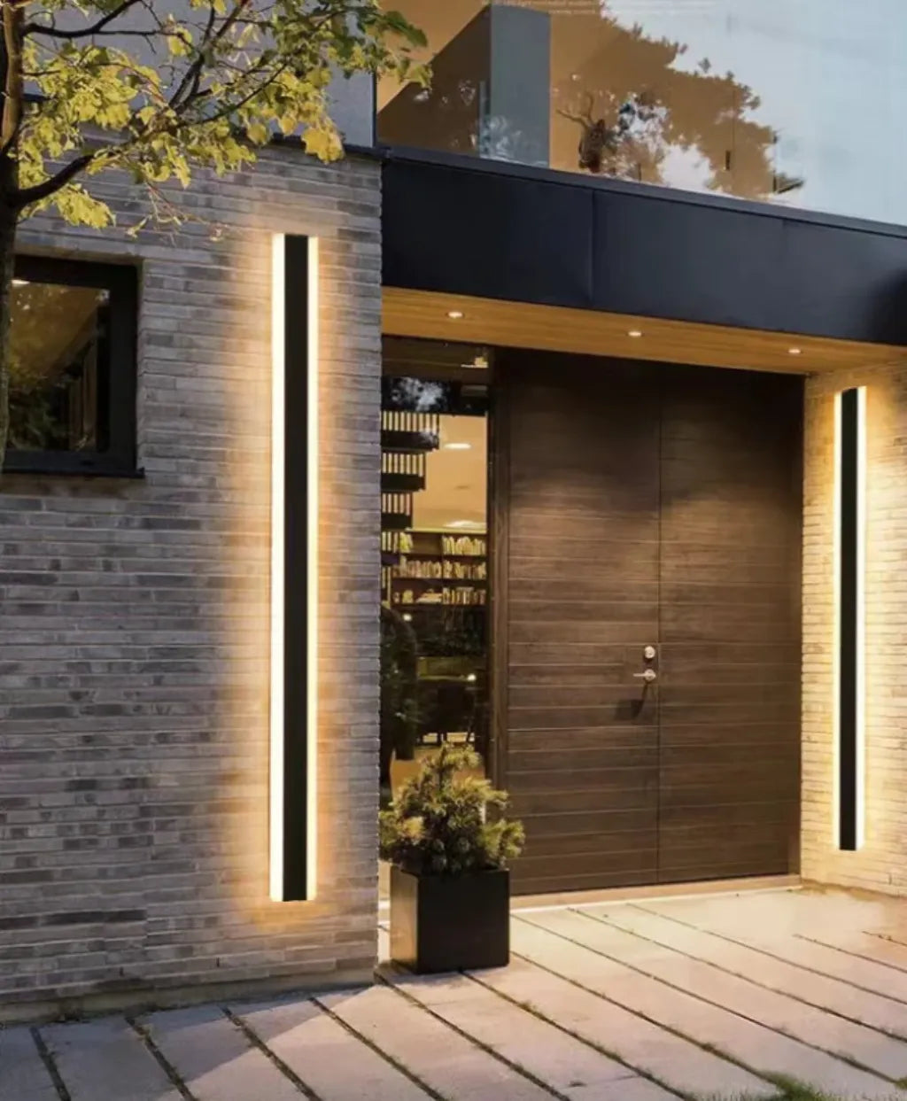cylinder outdoor wall sconce