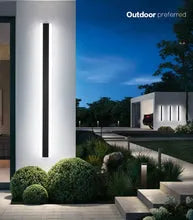 black wall lighting