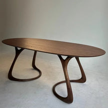 oval dining room table