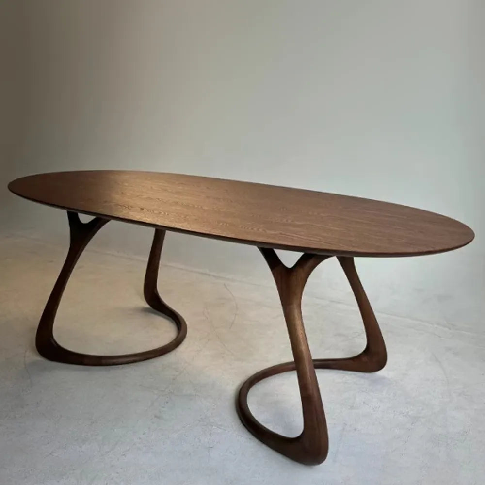 oval dining room table