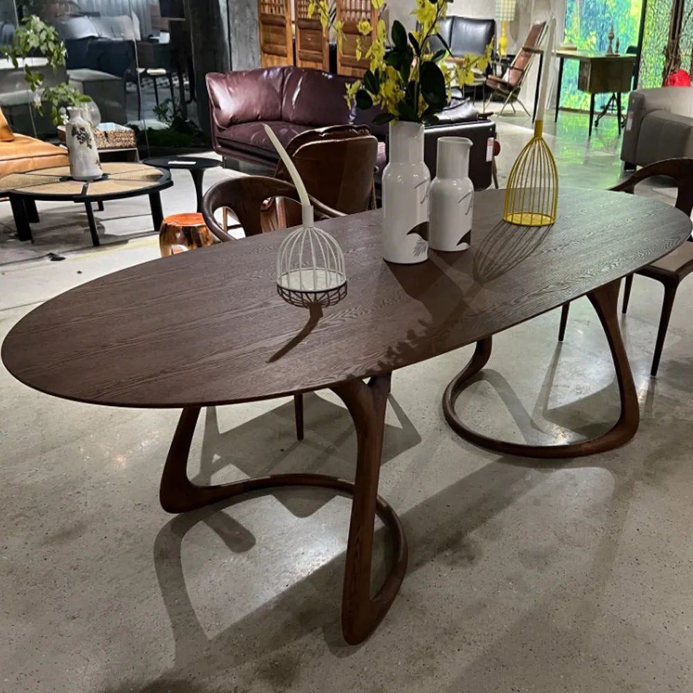round wooden table