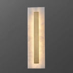 Ozeki Alabaster Wall Sconce | Minimalist Brass Lighting for Modern Interiors - View 9