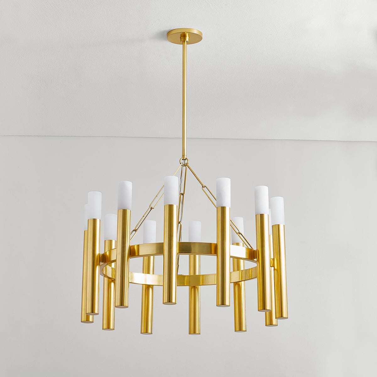 pali alabaster chandelier detail