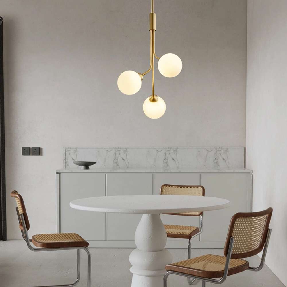 pendant brass globe ceiling light