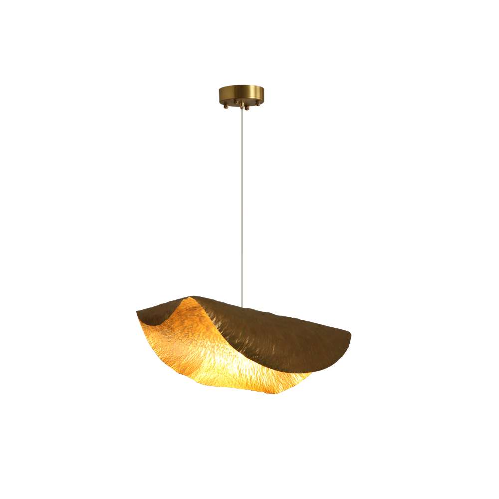 hammered texture pendant