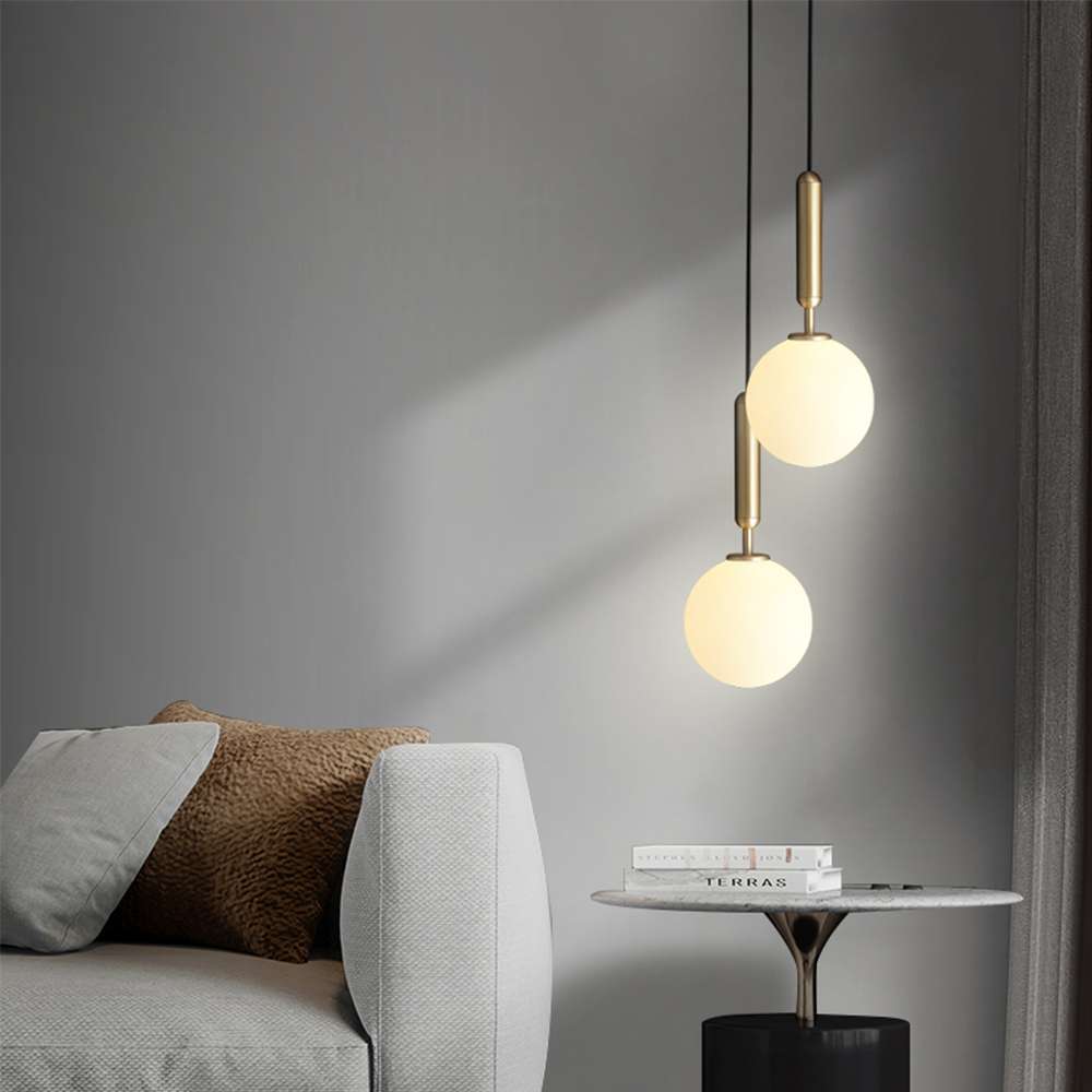 globe 1 light glass pendant