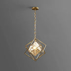 cubist crystal chandelier