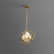 cubist crystal chandelier