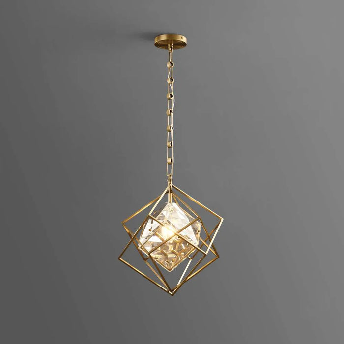 cubist crystal chandelier