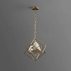 unique pendant crystal lamp