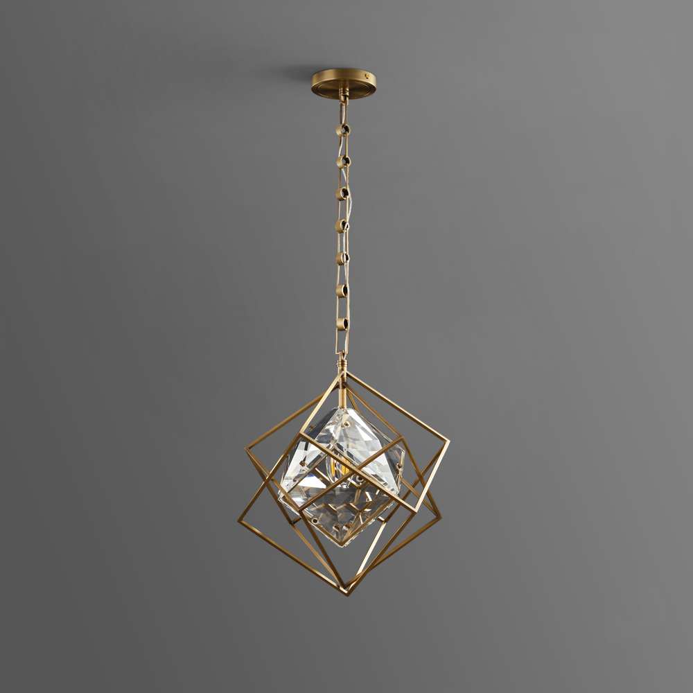 unique pendant crystal lamp