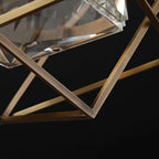 cubist brass design