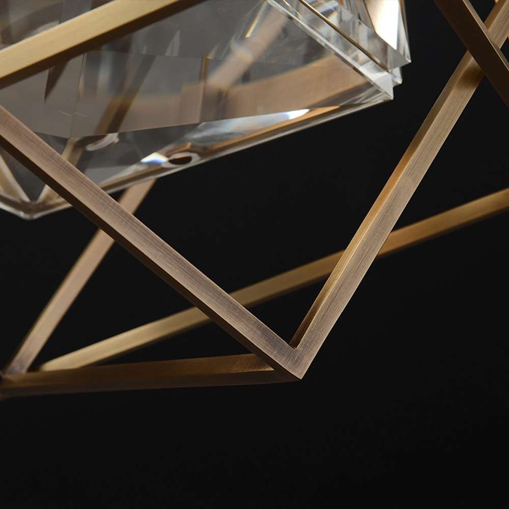 cubist brass design