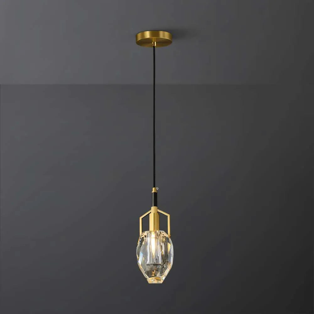 crystal lampshade lighting
