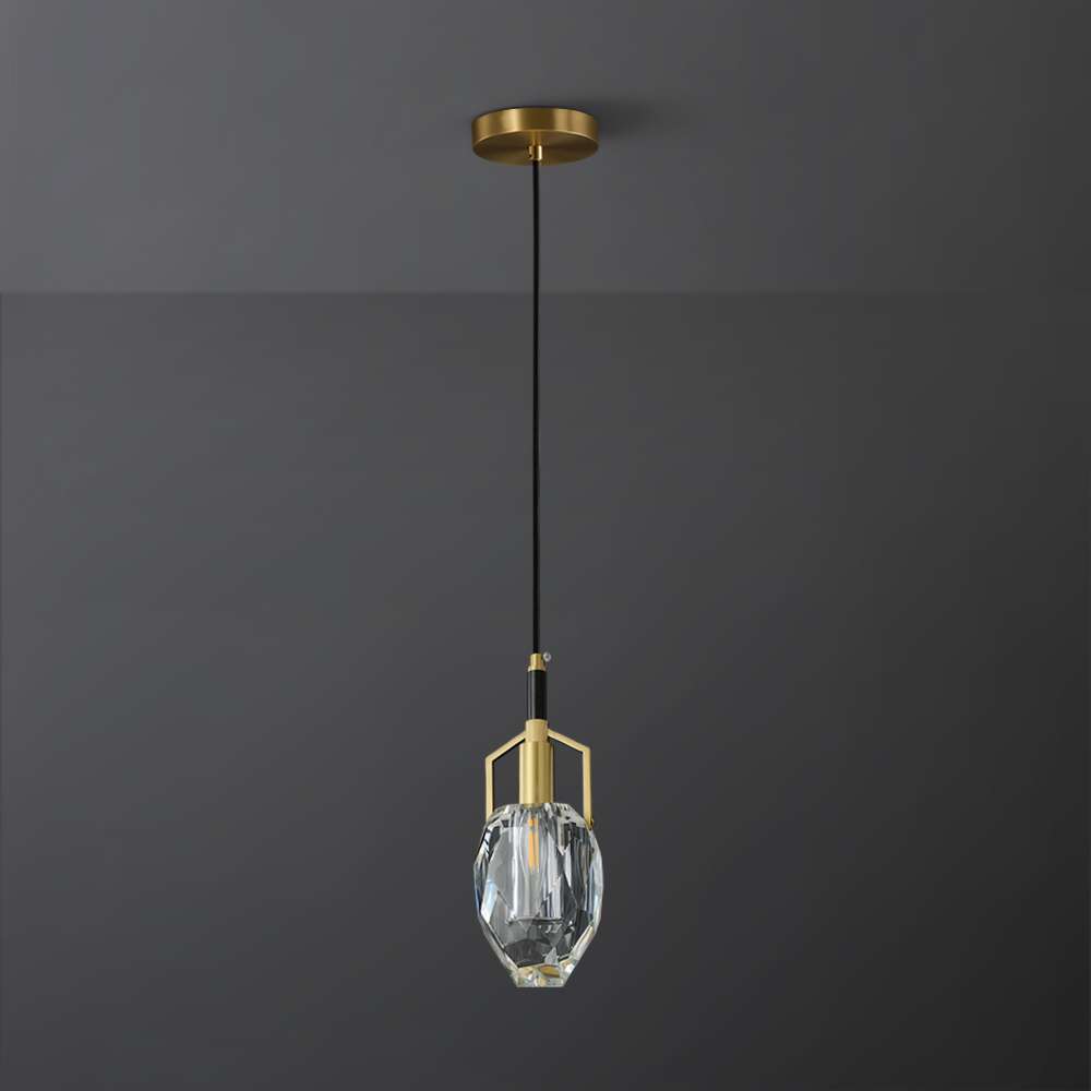 crystal hanging lights