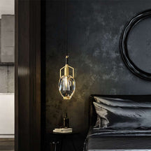 crystal hanging light