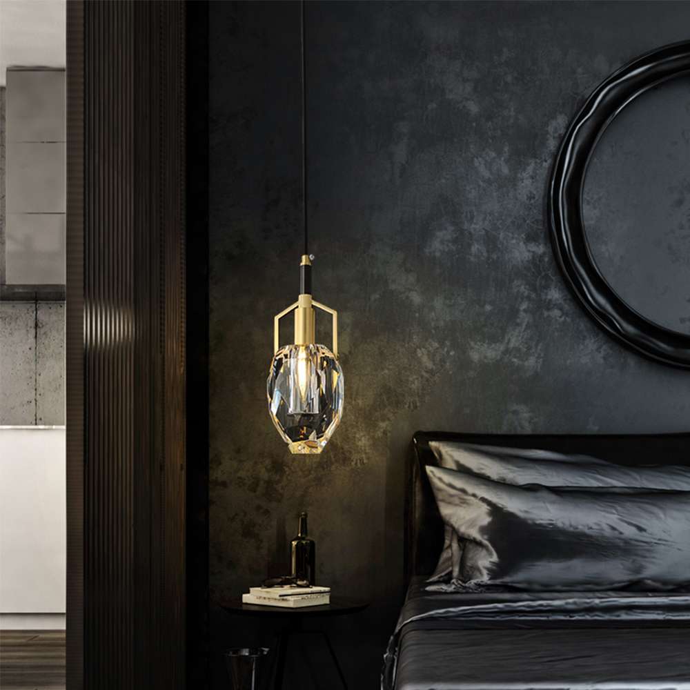crystal hanging light