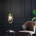 hanging brass lights