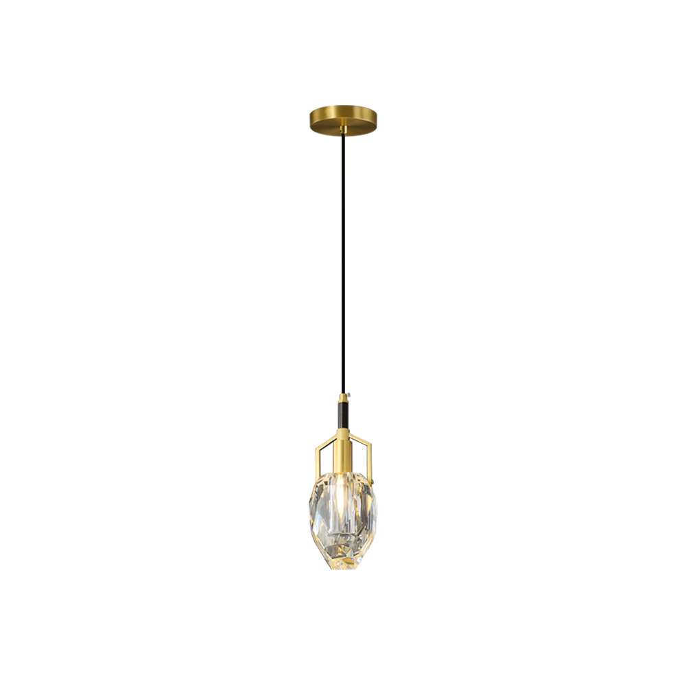 brass frame lighting