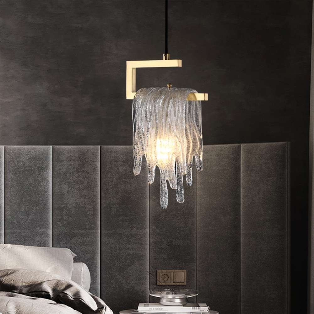 brass chandelier