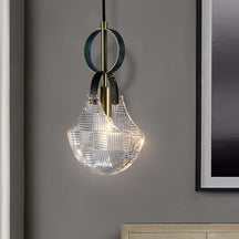 hanging lamp in bag shape